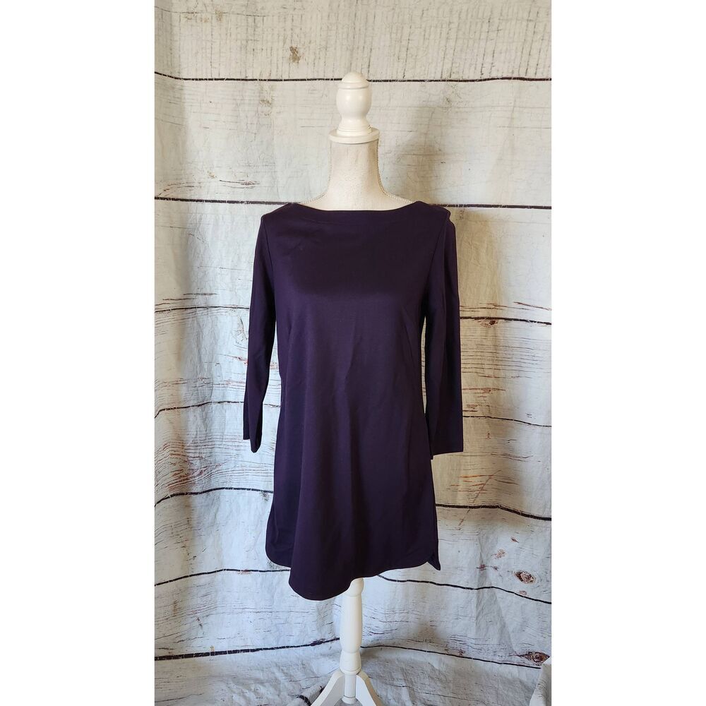 J. Jill Ponte Pullover 3/4 Sleeve Dress Size Small NWT‎